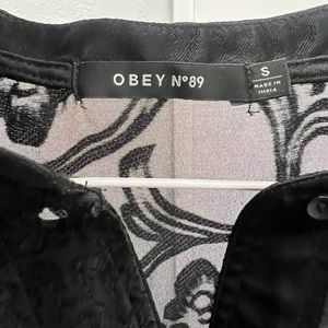 Woman’s obey sheer light jacket